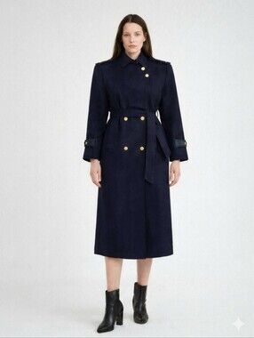 NOVELTI Vintage Wool Trench Coat